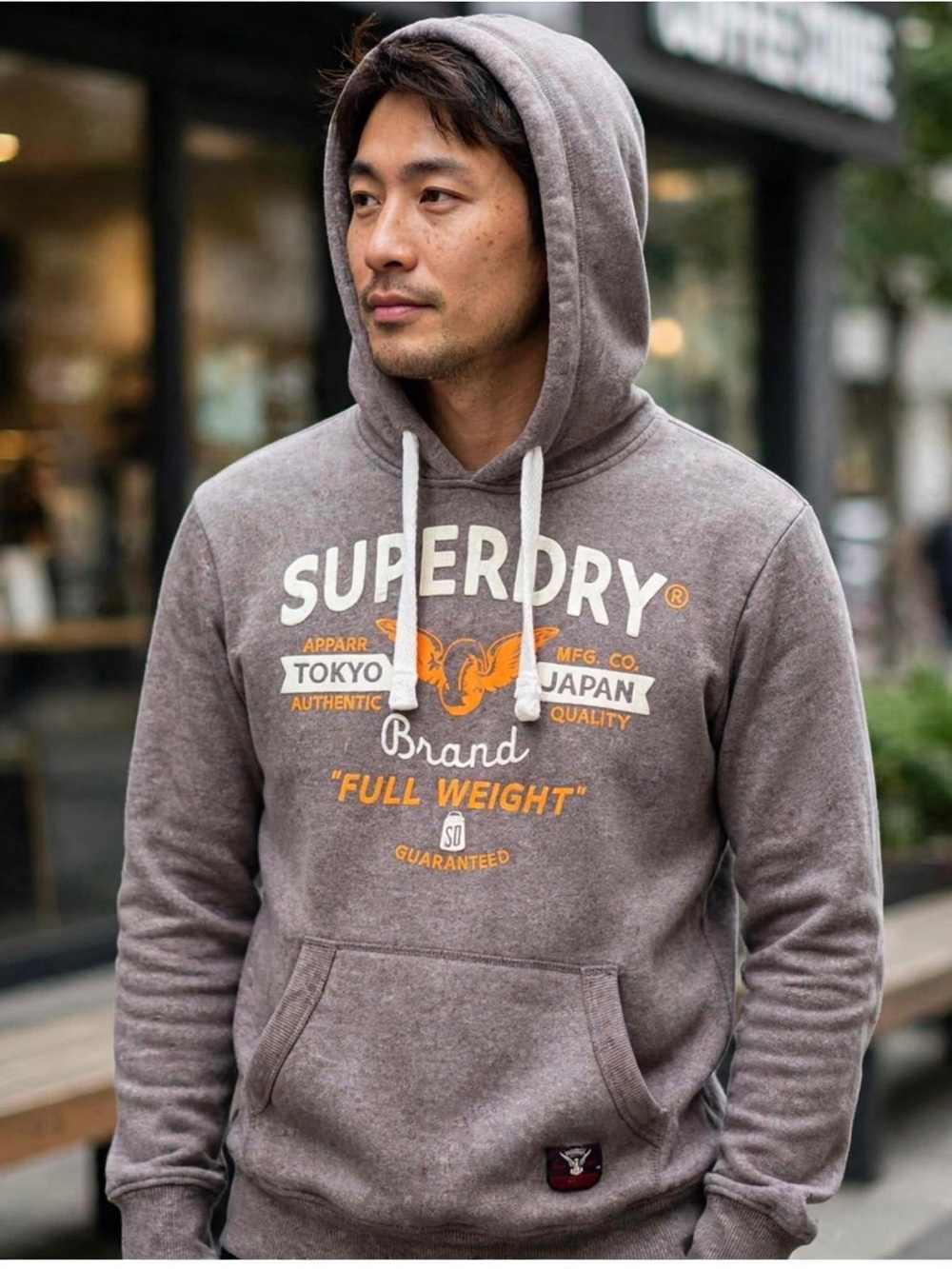 Superdry Full Weight Hoodie – Tokyo Rooster Graphic RN: 127685 M20LA012S 741776